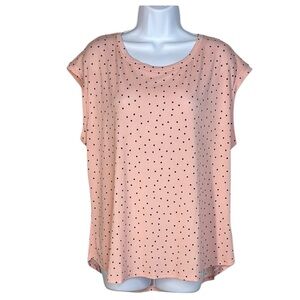 Elle Pink Polka Dot Blouse